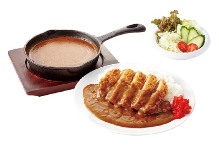 あけぼのカツカレー（サラダ付）
