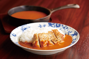 グリルチキンの贅沢チキンカレー